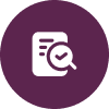 Document with magnifying glass icon
